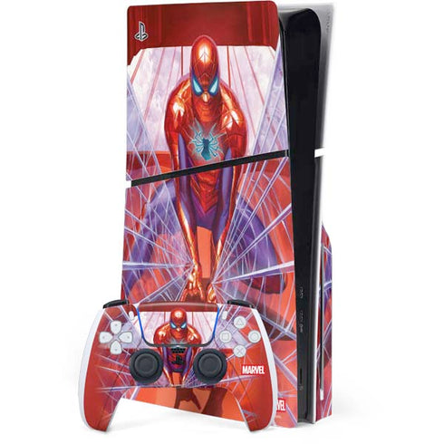 Marvel Spiderman Web Slinger PlayStation PS5 Skins